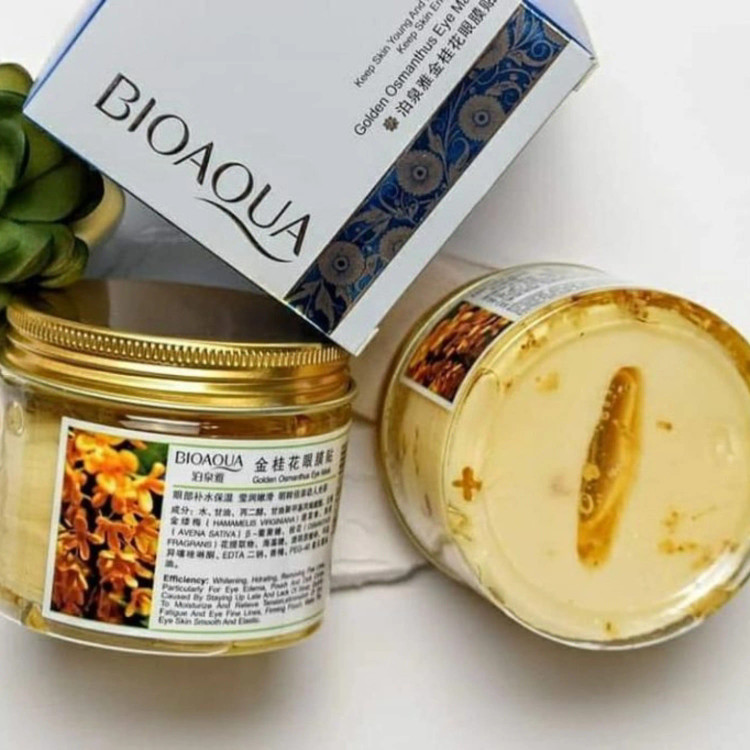ماسک کلاژن دور چشم بیواکوا با عصاره اسمانتوس Bioaqua