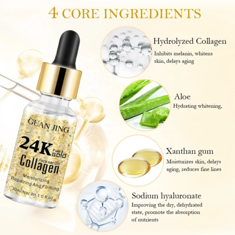 سرم صورت طلاگوان جانگ مدل طلای کلاژن 24K