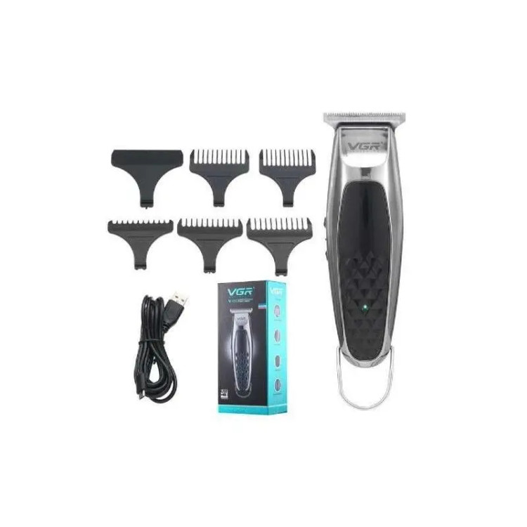 ماشین اصلاح حرفه ای خط زن و صفر زن وی جی ار دارای تیغه ضد زنگ VGR 093