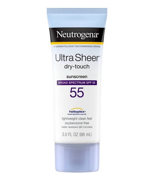 کرم ضد آفتاب نوتروژینا Ultra Sheer SPF 55 حجم 88 میل