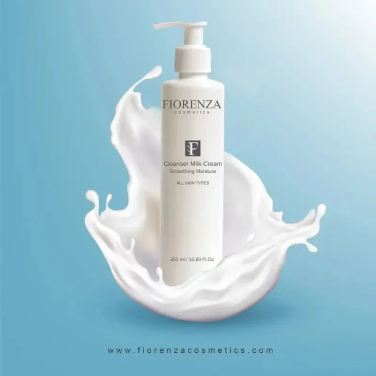 شیر پاک کن انواع پوست فیورنزا 250 میلی لیتر Fiorenza skin cleansing milk 250 ml