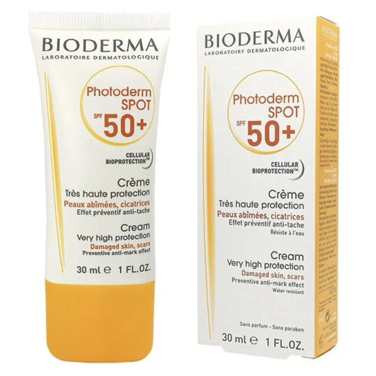 کرم ضد آفتاب بیودرما مدل Photoderm SPOT حجم 30 میلی لیتر