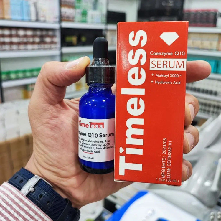 سرم بوتاکس قوی و هیالورونیک اسید تایملس قرمز Timeless Coenzyme Q10