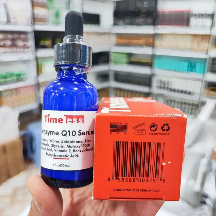 سرم بوتاکس قوی و هیالورونیک اسید تایملس قرمز Timeless Coenzyme Q10