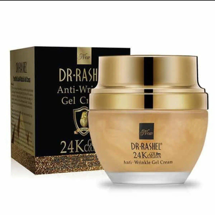 ژل کرم ضد چروک جوانسازی صورت طلا 24 عیار دکتر راشل DR.RASHEL dr rashel anti-wrinkle gel rejuvenating face cream 24k