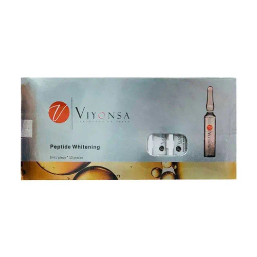 ویال میکرونیدلینگ پپتید روشن کننده ویونسا پک 10 عددی Viyonsa Peptide Whitening Microneedeling Vials