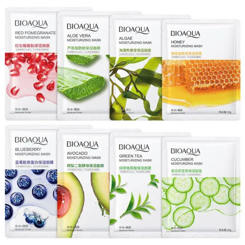 ماسک ورقه ای بیواکوا (انواع عصاره ) BIOAQUA