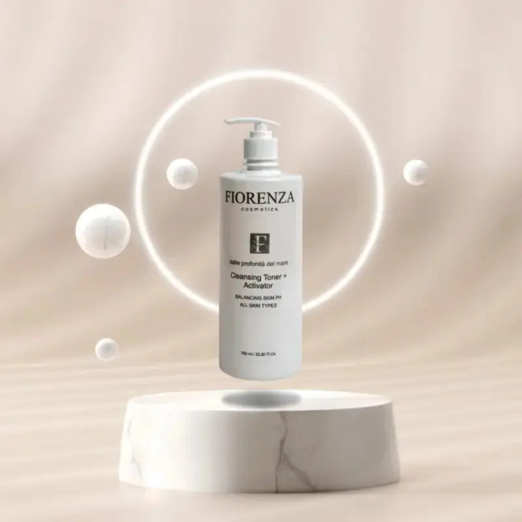 تونر پاک کننده و فعال کننده انواع پوست فیورنزا 750 میلی لیتر Fiorenza cleansing and activating toner for all skin types