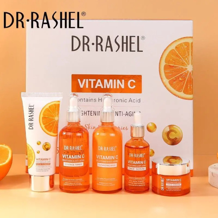 مجموعه مراقبت از پوست دکتر راشل مدل ویتامین C بسته 5 عددی DR.RASHEL