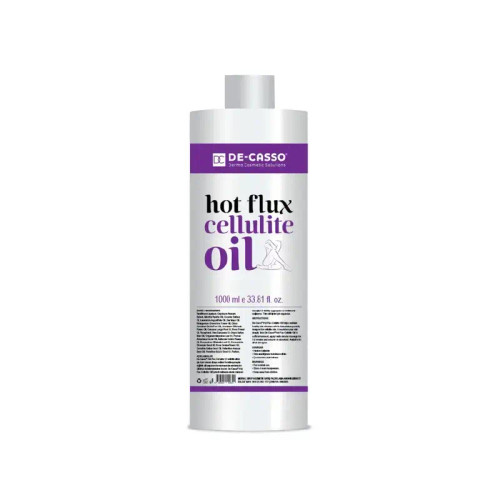 روغن هات فلاکس ضد سلولیت دکاسو 1000 میلی لیتر De-casso Hot flux anti-cellulite oil 1000 ml