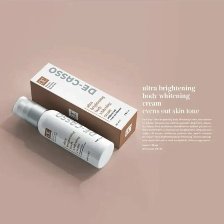 کرم سفید کننده بدن دکاسو 100 میلی لیتر De-casso body whitening cream 100 ml