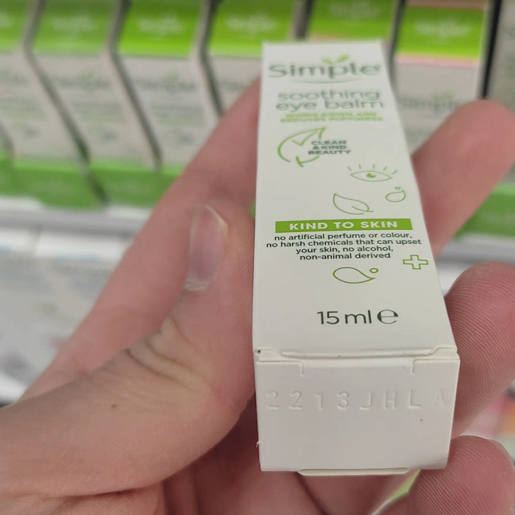 کرم دور چشم سیمپل مدل Soothing Eye Balm حجم 15 میلی لیتر