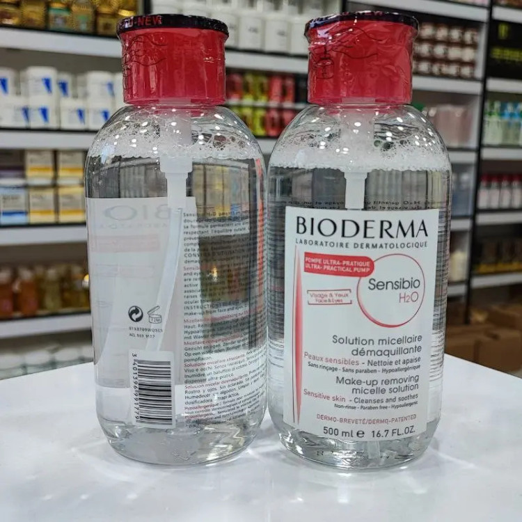 میسلار سنسیبایو 500 میل پمپی بایودرما