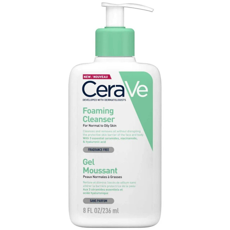 فوم شوینده سراوی پوست نرمال تا چرب حجم 236 میل CeraVe