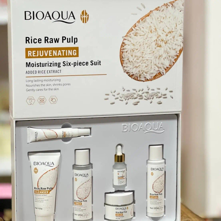 پک مراقبتی پوست عصاره ی برنج بیوآکوا (BIOAQUA)
