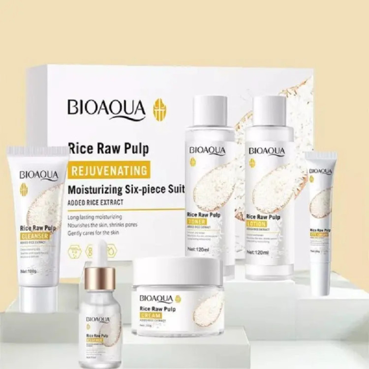 پک مراقبتی پوست عصاره ی برنج بیوآکوا (BIOAQUA)