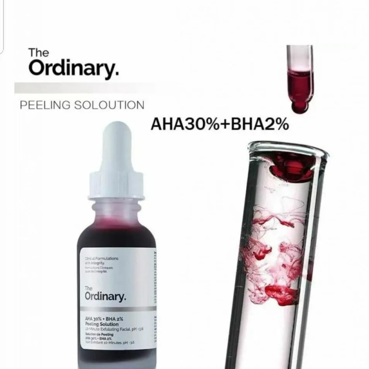 سرم درمانی ضد جوش و لایه بردار AHA و BHA n اوردینری عصاره تمشک Ordinary AHA BHA