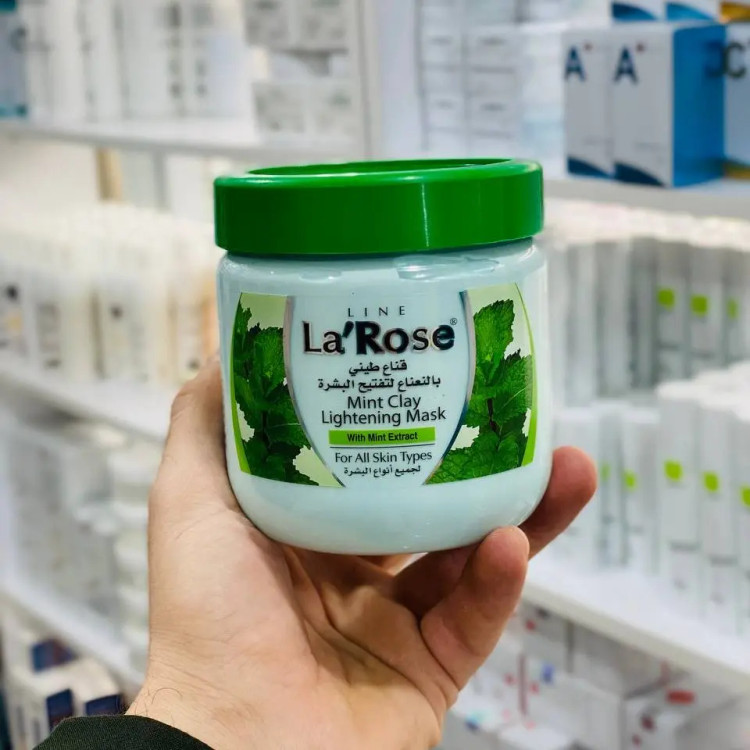 ماسک گچی نعناع لاروس La rose اصلی حجم 500 گرم