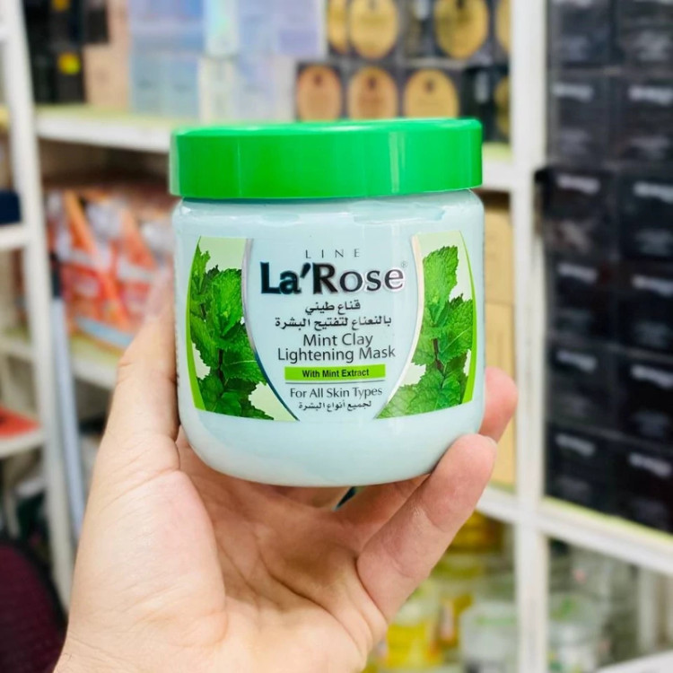 ماسک گچی نعناع لاروس La rose اصلی حجم 500 گرم