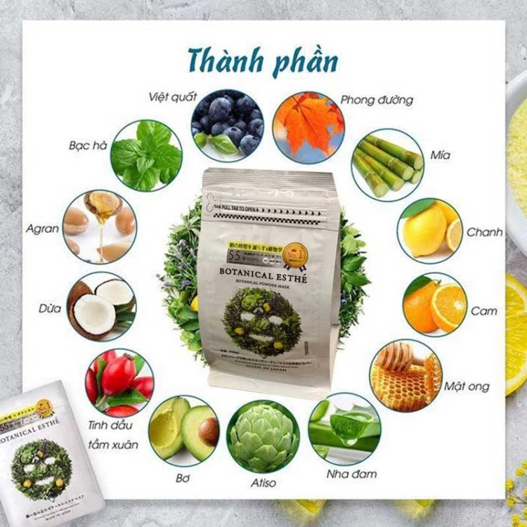 ماسک پودری آنزیمی بوتانیکال سری جدید Botanical Esthe