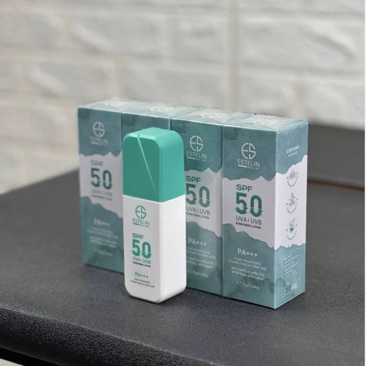 لوسیون ضدآفتاب استلین SPF50 مرطوب کننده و آبرسان