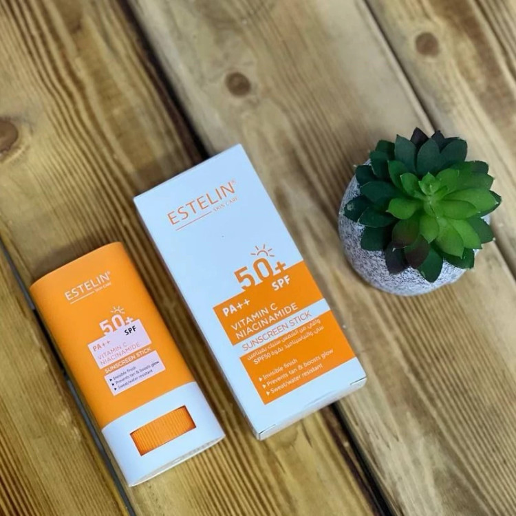 ضد آفتاب استیکی استلین مدل ویتامین سی SPF 50