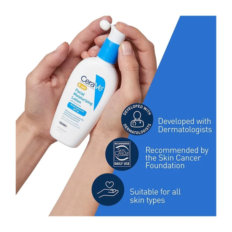 لوسیون مرطوب کننده روز SPF30 سراوی :)))))