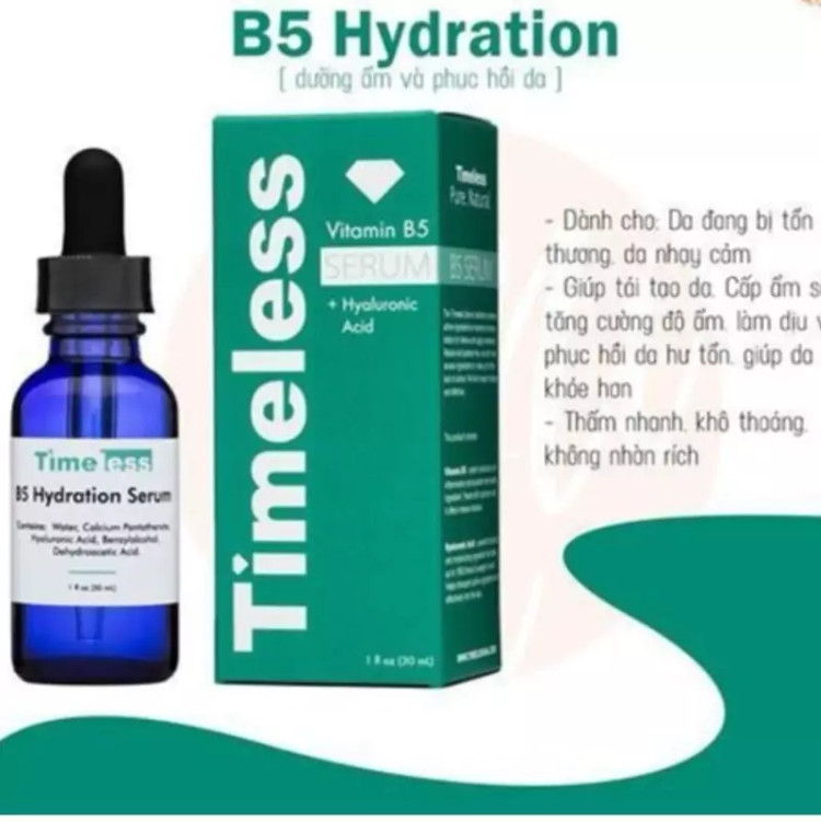 سرم صورت Timeless Vitamin B5 Hyaluronic Acid حجم 30 میل
