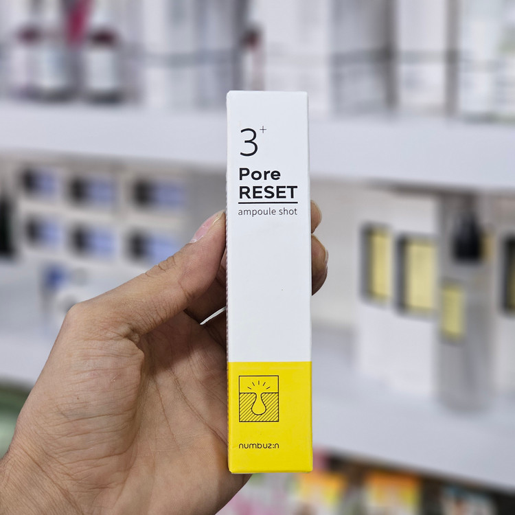 آمپول شات کوچک کننده منافذ شماره ۳ نامبوزین Numbuzin No.3 Pore Reset Ampoule Shot