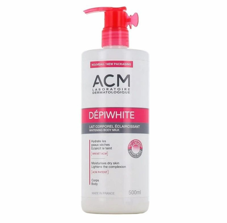 لوسیون سفید کننده و ضدلک بدن ای سی ام مدل ACM Dépiwhite 500ml