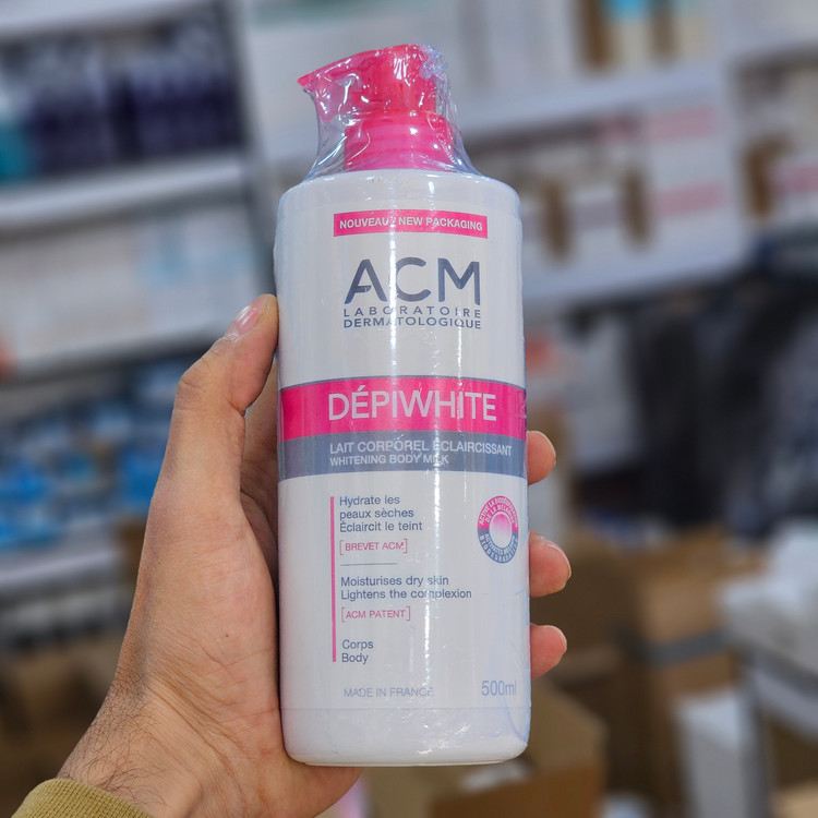 لوسیون سفید کننده و ضدلک بدن ای سی ام مدل ACM Dépiwhite 500ml