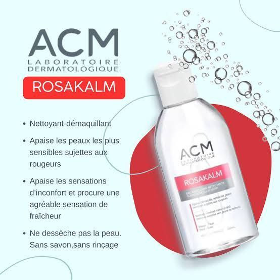 میسلار واتر پاک کننده و تسکین دهنده پوست های حساس ای سی ام ACM ROSAKALM