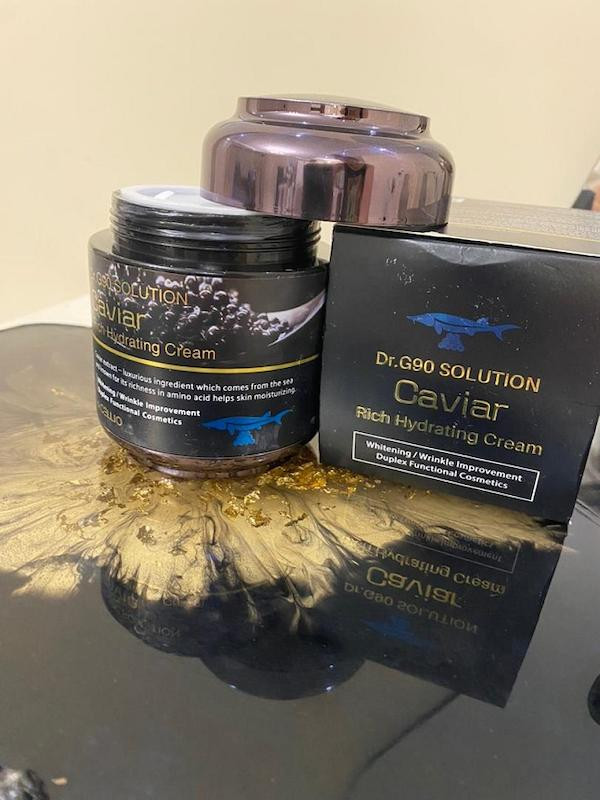 کرم آبرسان و تغذیهکننده خاویار DR.CELLIO G90 Caviar Rich Hydrating Cream حجم 85 گرم