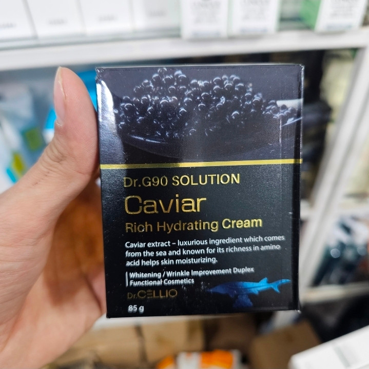 کرم آبرسان و تغذیهکننده خاویار DR.CELLIO G90 Caviar Rich Hydrating Cream حجم 85 گرم