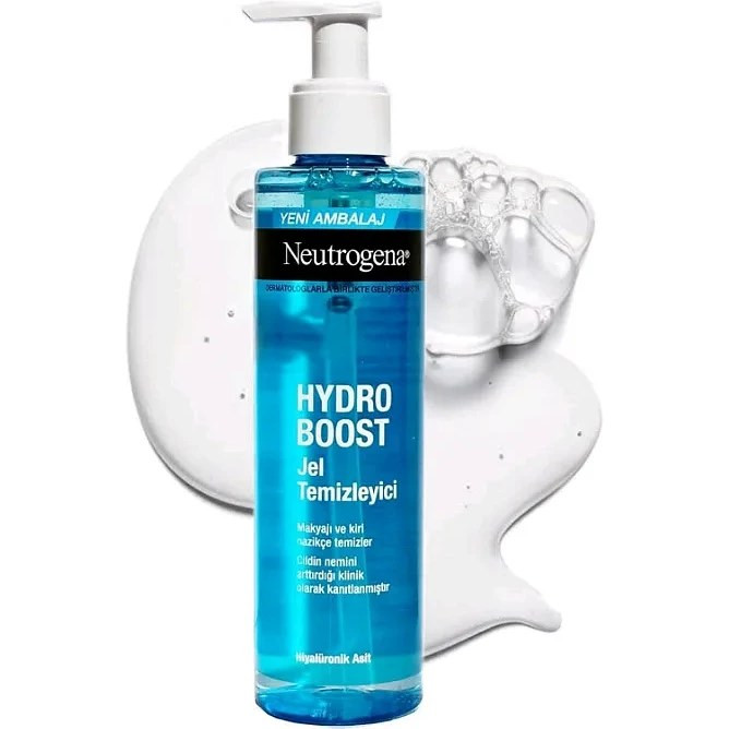 ژل شست و شوی صورت نوتروژینا مدل Hydro Boost مناسب انواع پوست حجم 200 میل