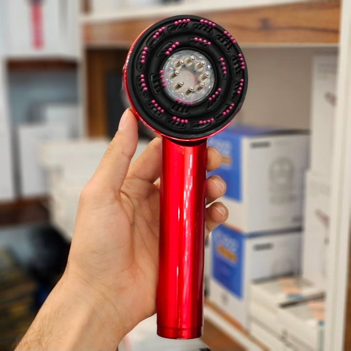 شانه ماساژور سر مدل XYT-0801 با قابلیت افزودن روغن یا مواد تقویت کننده