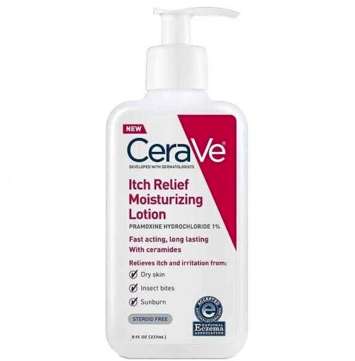 لوسیون کرم مرطوب کننده و ضد خارش سراوی مدل Itch Relief حجم 237 میلی لیتر