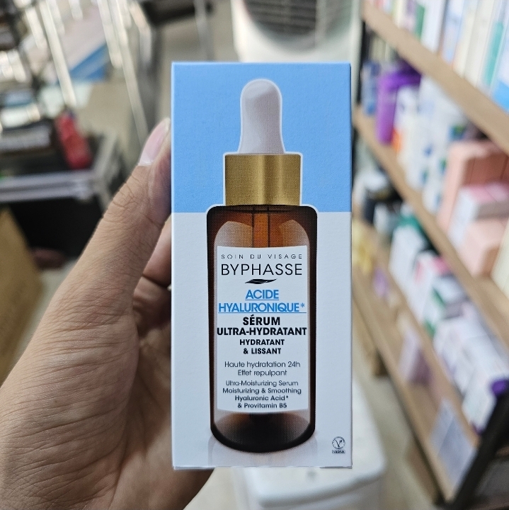 سرم آبرسان صورت بایفاس Byphasse مدل ULTRA HYDRATANT حاوی هیالورونیک اسید حجم 50 میل
